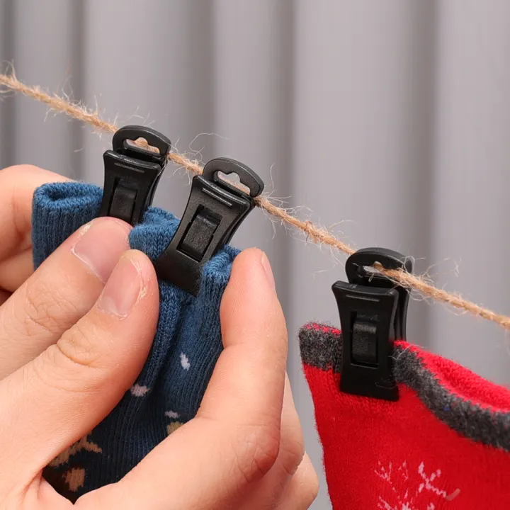 1/10/20Pcs%20Sock%20Clips%20For%20Laundry%20Portable%20Strong%20Clothes%20Pins%20Multifunctional%20Clip%20For%20Washing%20Socks%20Hanger%20Drying%20Rack%20-%20Image%203