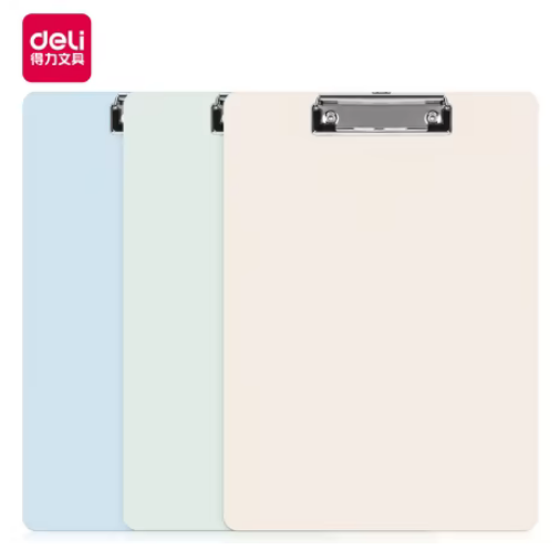 Deli 72641 Clip Bord Exam clip A4 Size Random color
