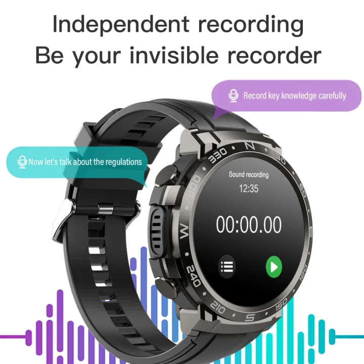 M68%20Plus%201.52%20inch%20Round%20Screen%202%20in%201%20Bluetooth%20Earphone%20Watch,%20512MB%20Memory%20Support%20Health%20Monitoring%20-%20Image%207