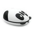 Ergonomic 2.4GHz Wireless Rechargeable Optical Panda Shape Computer Mouse - multicolor. 
