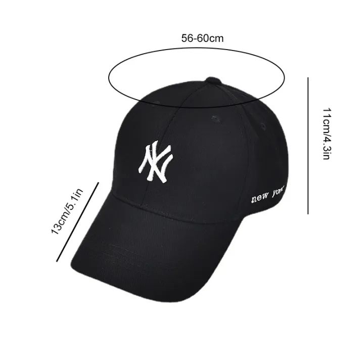 MLB%20Cap%20Baseball%20New%20York%20Yankees%20Cap%20Casual%20Sun%20Protection%20Sun%20Hat%20Cotton%20Hat%20Portable%20All-Matched%20for%20Men%20and%20Women%20-%20Image%209