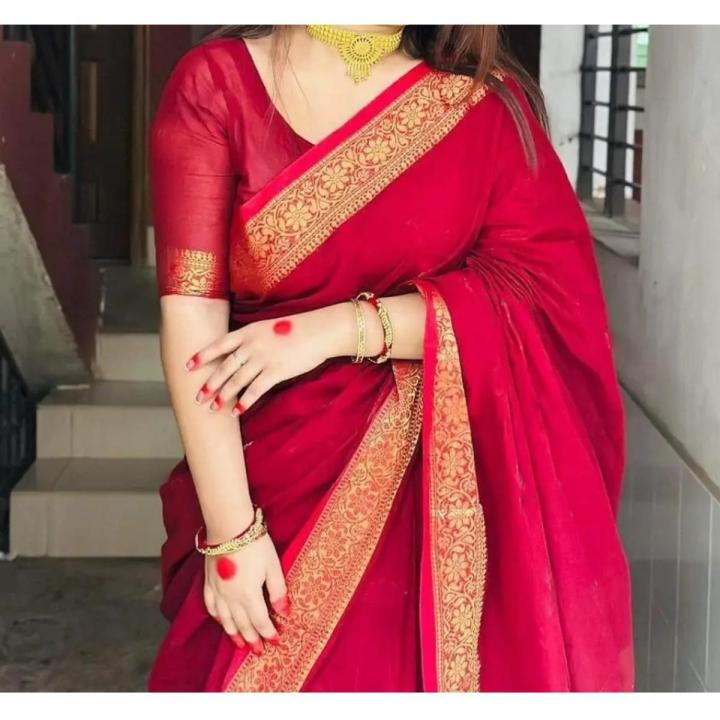 Red%20color%20tangail%20half%20silk%20Nokshi%20Saree%20for%20Women%20-%20Image%202