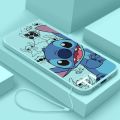 Xiaomi Redmi Note 9s 9 Pro redmi 9A 9 Note 8 Pro Happy Stitch Soft Phone Case Smile Monster Cartoon Liquid Silicon Cover.