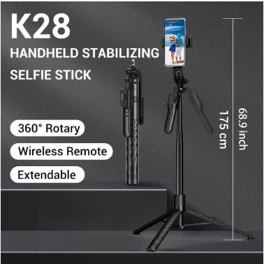 Premium%20Handheld%20Stabilizing%20K28%20SELFIE%20STICK%20TRIPOD%20(5%20Foot)%20360%20degrees%20Rotation%20with%20remote%20-%20Image%206