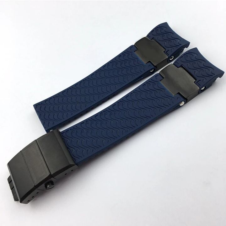 Natural%20Silicone%20Rubber%20Watchband%20for%20Ulysse%20Nardin%20263%20DIVER%20Curved%20End%20Black%20Blue%2022mm%20Waterproof%20Watch%20Strap%20Bracelets%20Tools%20-%20Image%206