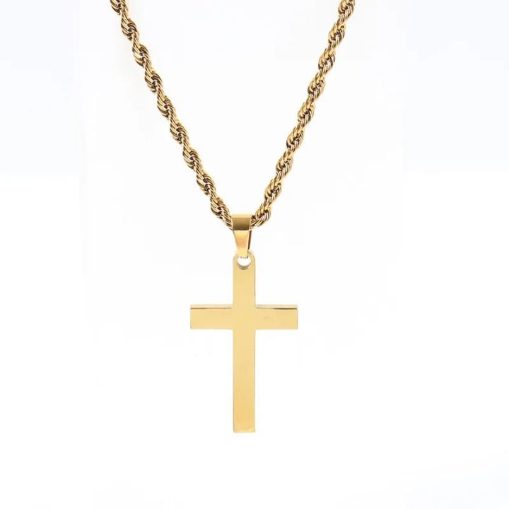 Classic%20Cross%20Pendant%20Necklace%20Men%20New%20Fashion%20Handmade%20Stainless%20Steel%20Twist%20Chain%20Necklace%20For%20Men%20Jewelry%20Gift%20-%20Image%205