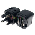 mini World Travel Plug Adapter Change US/AU//UK/EU/Japan/...world Plug wonpro 110-220 voltage Black.