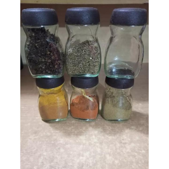 Glassware%20Food%20Jar%20,%20Food%20Container,%20Jar%20(lid%20Multicolour)%206pcs%20120ml%20-%20Image%202