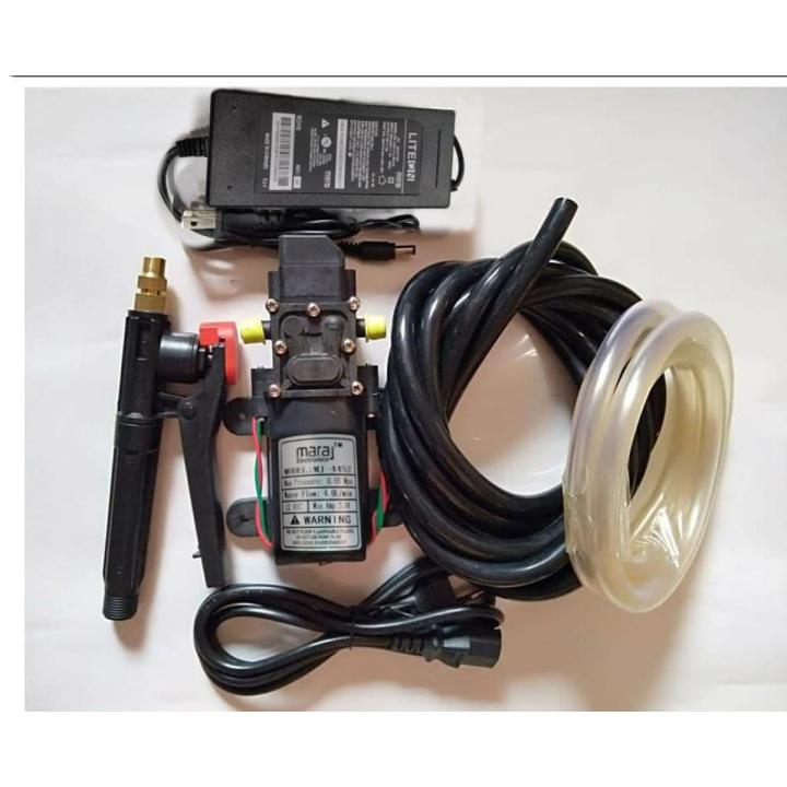 Bike And Car Washing Water Pump Motor Set with 15 feet pipe, Ac & Dc Car Washing Water Pump Motor Set with 15 feet pipe