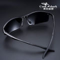 Cook Shark 2020 new aluminum magnesium sunglasses men's sunglasses HD polarized driving driver glasses tide. 