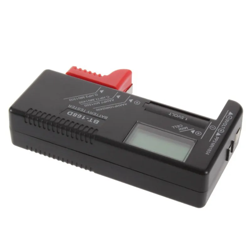 Digital LCD Battery Tester, Battery Tester, BT-168D, AA/AAA/C/D/9V/1.5V, Universal Digital LCD Button Cell Tester