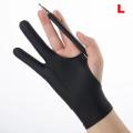 Drawing Gloves Palm Rejection Two Finger Hand Gloves for Tablet Digital Board Screen Touch Drawing Anti-fouling Gloves.