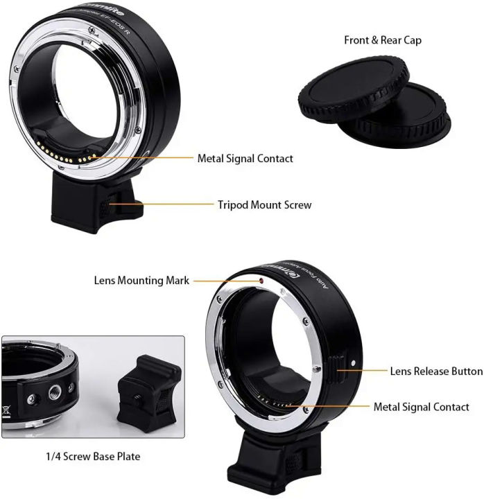 Commlite%20cm-EF-EOS%20R%20Lens%20Adapter,%20Electronic%20Auto-Focus%20EF%20to%20R%20Mount%20Adapter%20for%20Canon%20EF/EF-S%20Lenses%20to%20EOS%20R,%20EOS%20RP%20-%20Image%203
