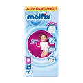 Molfix 6 Pants Baby Diapers(15+kg) 58 Pcs, Turkey. 