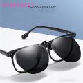 DOHOHDO New Men Women Clip On Sunglasses Polarizing UV400 Protention Vintage Clip Polarized Glasses Night Vision Driving Goggles. 