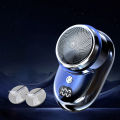 ABS Portable Electric Shaver Quick Charging -powered Handheld Pocket Razor USB-C Rechargeable LCD Display Mini Shaver for. 