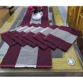 7 pcs dinning table runner set multi colour. 
