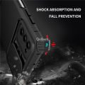 Quiberk for Samsung Galaxy m02s phone case slide camera cover leg hard shockproof back shell. 