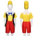 Halloween long nose Pinocchio children's cos costume Pinocchio Pinocchio cosplay costume performance costume. 
