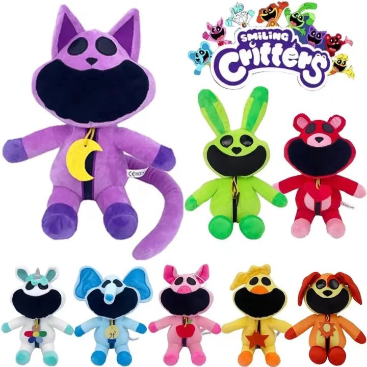 25-30cm Smiling Critters Plush Toy Smiling Critters Cat Nap Catnap Accion Doll Soft Toy Peluches Pillow Birthday Christmas Gift