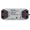 Intelligent WiFi garage door controller compatible with Alexa, Google, Amazon. 