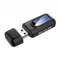 Bluetooth 5.0 USB Dongle Audio Receiver Transmitter with LCD Display for TV Car PC Mini 3.5mm Jack AUX USB Wireless Adapter. 