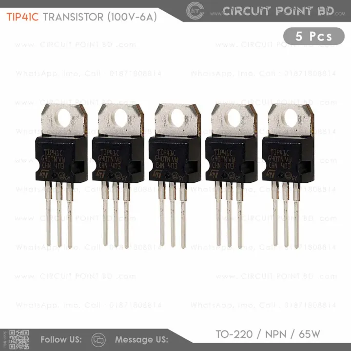 TIP41C%20TIP41%20TIP-41%20TIP%2041%20NPN%20Power%20Transistor,%20100V,%206A,%2065W,%203%20Pin%20General%20Purpose%20NPN%20Transistor,%20TO-220%20Packaging%20-%20(1%20/%202%20/%205%20/%2010%20Pcs%20Pack)%20-%20Image%202