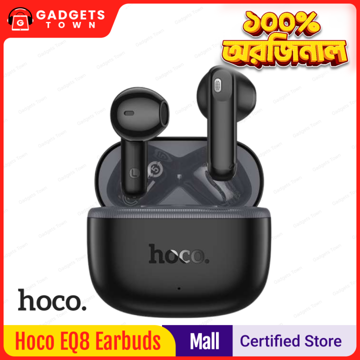 HOCO | EQ28 Bird | Bluetooth 5.4 TWS Wireless Earbuds | 7h Playtime | 320mAh Charging Case, 40mAh Earbuds | Hall Switch Auto-Pair, Touch Control, Mic | For Android & iPhone