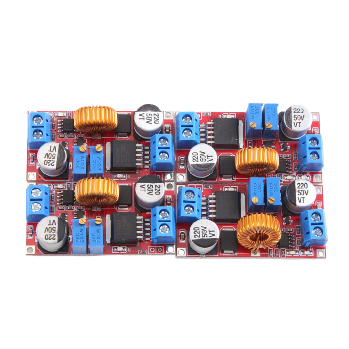 Li-Ion Battery Charging Module 5A Constant Current Voltage LED Driver Buck Power Supply Vertical Red Board Module Easy to Use