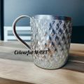 1 pcs Vintage Style Thai Design silver Water mug with Handle  750ml. 