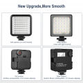Andoer CL-36 Mini Bi-color LED Video Light 2800K-8500K Battery 3 Cold Shoe Mounts LCD Display Vlog Fill Light for DSLR Camera. 