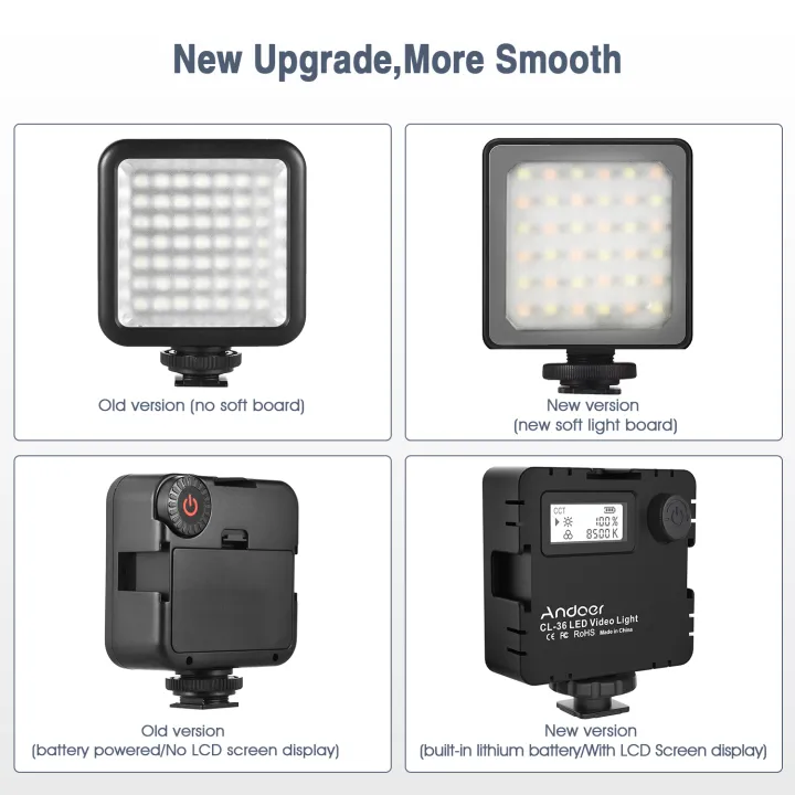 Andoer%20CL-36%20Mini%20Bi-color%20LED%20Video%20Light%202800K-8500K%20Battery%203%20Cold%20Shoe%20Mounts%20LCD%20Display%20Vlog%20Fill%20Light%20for%20DSLR%20Camera%20-%20Image%204