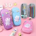 3D EVA Cute Pencil Case Cartoon Stationery Box Girls Color Pencil Box Student Pen Case School Supplies Gifts Case 1Pcs.