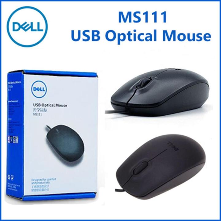Usb Optical Mouse Ms111 - Matte Black - Mouse - Mouse - Wireless Mouse