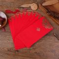 10pcs Hongbao Paper Printing Red Pocket Red Simple Style Chinese Red Envelopes Hard Chinese Traditional Pattern Money Bag Wedding. 