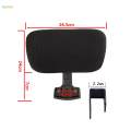 Office Chair Headrest Adjustable Height Angle Clip on Pillow for 1cm to 1.9cm. 