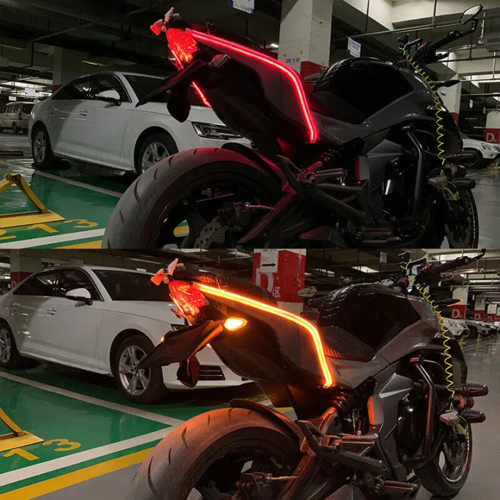 2Pcs%20Red%20&%20Yellow%20Motorcycle%20Turn%20Signal%20Lamp%20LED%20Daytime%20Running%20Lights%20-%20Image%202