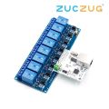 【Hey my home】Ethernet Control LAN WAN Network Server Control Module RJ45 Port and 8 Relay Control Module. 