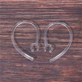 20X Universal Small Clamp Bluetooth Ear Hook Loop Clip Replacement Clear.