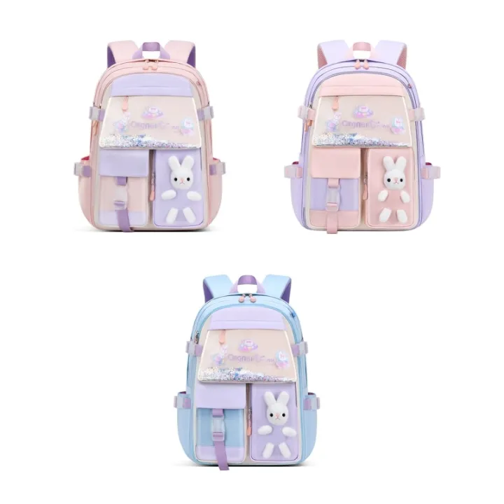 Kids%20Backpack%20Cute%20Girls%20Bookbag%20Lightweight%20School%20Bag%20for%20Elementary%20Students%20Women%20Travel%20Back%20Pack%20Sequins%20Decor%20-%20Image%204