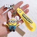 Cute Resin Keychain Cartoon Minions China Animal Zodiac Series Car Keys Backpack Pendant Animation Toys Gifts for Boys and Girls.