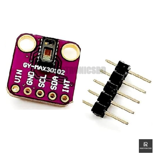 MAX30102 Pulse Sensor Module (Purple PCB) | Heart Rate & SpO2 Sensor for Arduino, ESP32, Raspberry Pi