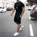 2023 Summer Men Suit Fashion Men Street Short Shirts Shorts Pants Casual Oversized Comfortable 2 Peice Sets Jogging Training Set.