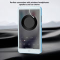 Bluetooth MP4 Player 5 Inch HD Touch Screen HiFi Noise Reduction Portable WiFi Music Player with Camera for Android Blue.