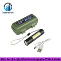 Mini Torch Light USB Rechargeable With 3 Mode - Torch Light. 