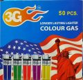 5 PCS  Gas Lighter Multicolor - Reza Shop Bd. 