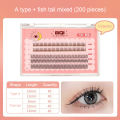 False Eyelashes Natural Single-cluster Eyelashes 3d Mink Lashes Soft Eyelash Extension Makeup Kit.
