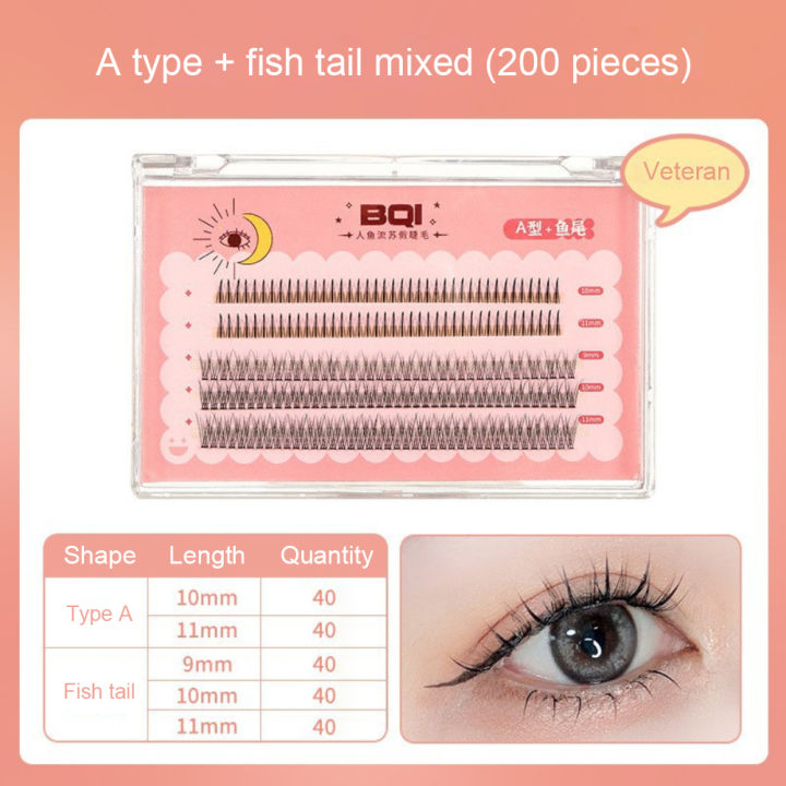False%20Eyelashes%20Natural%20Single-cluster%20Eyelashes%203d%20Mink%20Lashes%20Soft%20Eyelash%20Extension%20Makeup%20Kit%20-%20Image%205