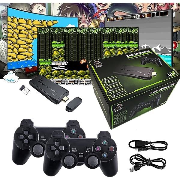 M8 HDMI TV Game Stick 64GB Memory 10000 Game