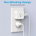 5 Way Multi Plug Outlet Extender, Wall Outlet Expander, Small Electrical Outlet Splitter for Travel, Home, Office, Dorm.